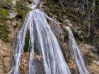 Wolfsschlucht - Nahe dem fächerförmigen zweiten großen Wasserfall